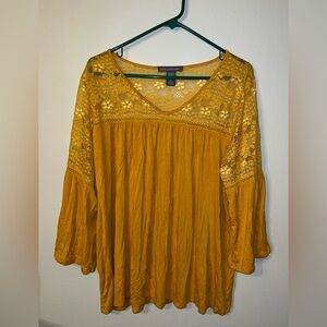 Kate & Mallory Women’s 3/4 Sleeve Colorful Top! Size 1X.